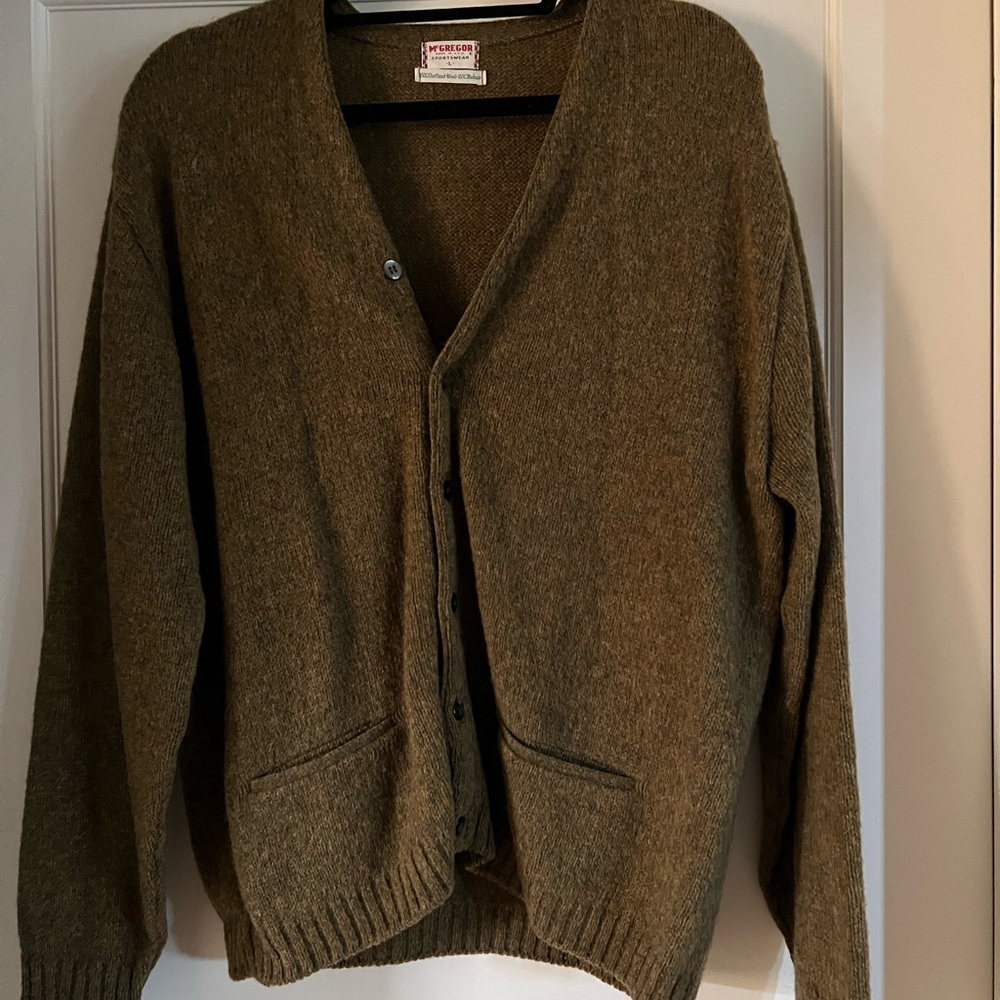 McGregor Brown Cardigan Sweater